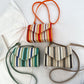 Bag-Straw Color Striped Shoulder-3 Options