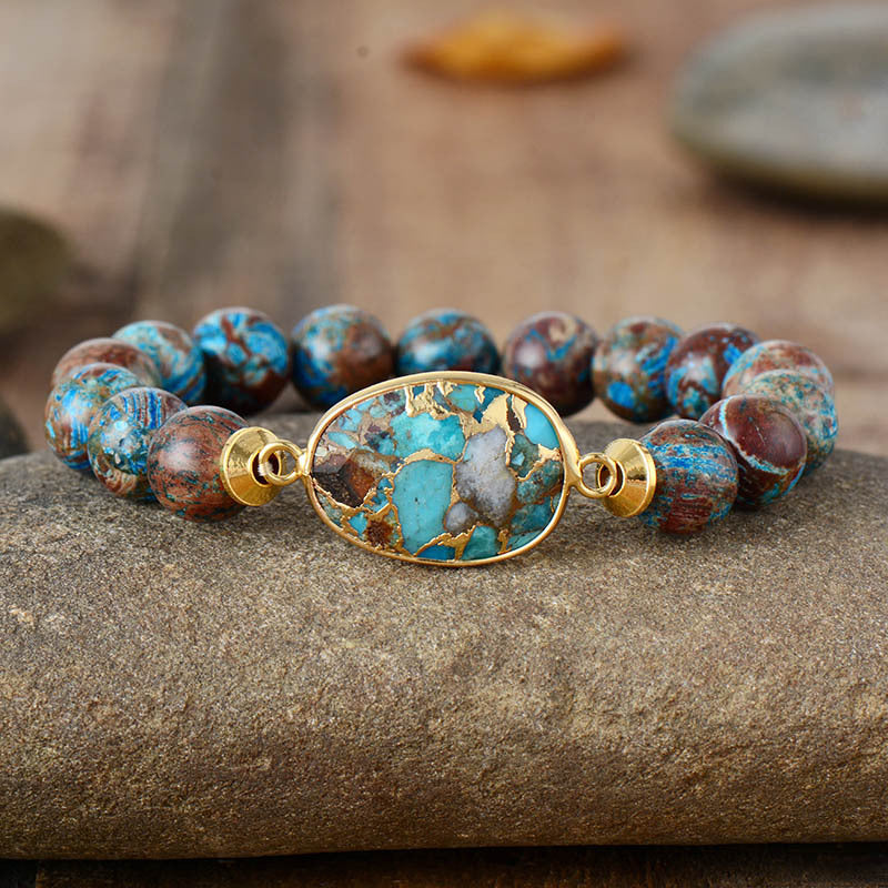 Bracelet-Natural Stone Beaded