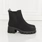 Boots-Matte Lug Sole Chelsea Boots-Black