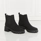 Boots-Matte Lug Sole Chelsea Boots-Black