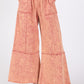 Bottoms-SAGE + FIG Mineral Washed Terry Wide Leg