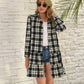 *PRESALE-Jacket Dress-Ruffle Plaid Long Sleeve