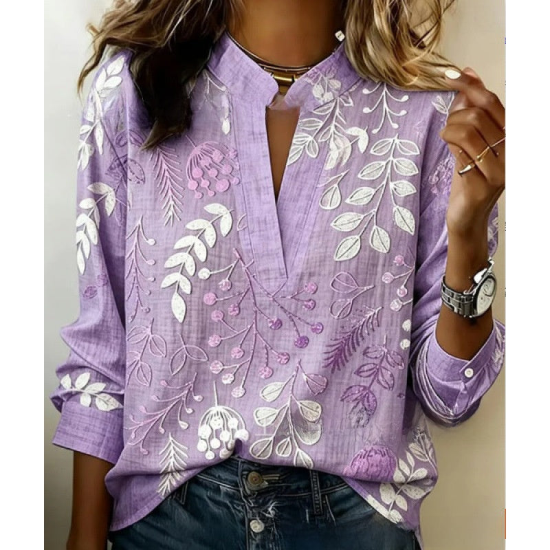 Blouse-Linen Style Pullover