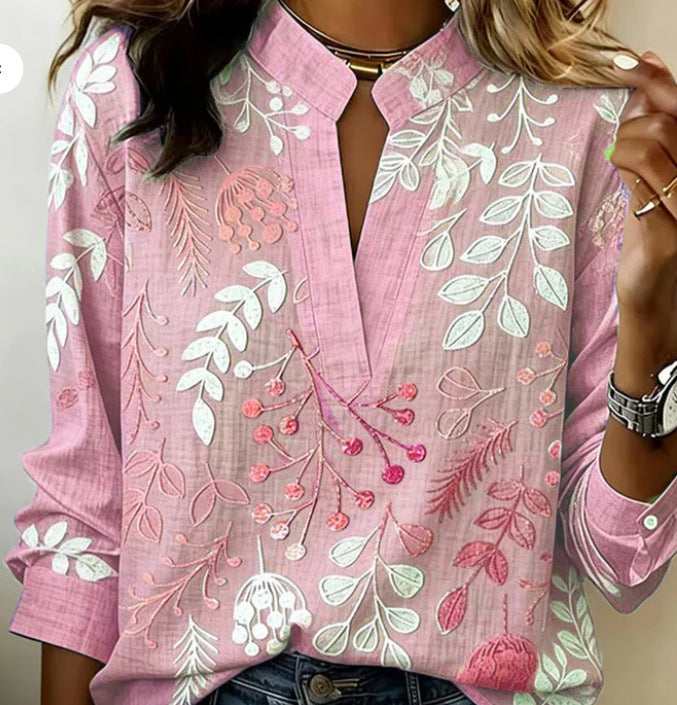 Blouse-Linen Style Pullover