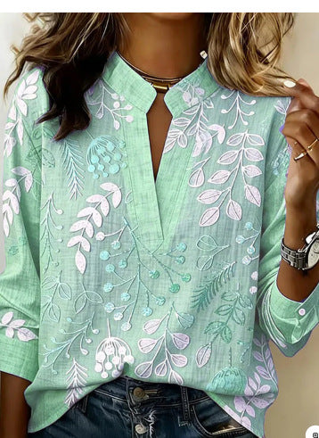Blouse-Linen Style Pullover