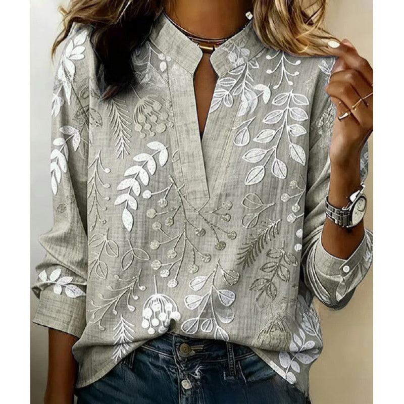 Blouse-Linen Style Pullover