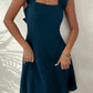 Dress-Beach Ruffle Sleeve