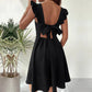 Dress-Beach Ruffle Sleeve
