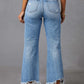 *PRESALE-Jeans Distressed Raw Hem with Pockets