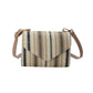 Bag-Straw Color Striped Shoulder-3 Options
