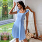 Dress-Beach Ruffle Sleeve